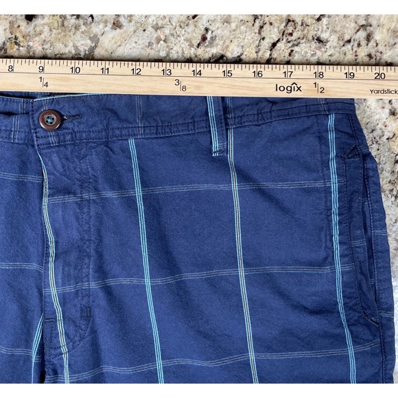 VTG The North Face Chino Shorts Men Sz 38 Reg 100% Cotton Casual Navy 9.5"inseam - Picture 11 of 11